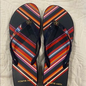 TORY BURCH WEDGE FILP FLOPS